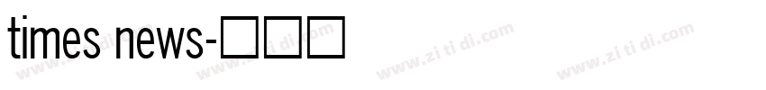 times news字体转换